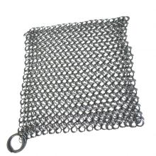 6*8 inch chainmail scrubber Stainless Steel Cast Iron Cleaner