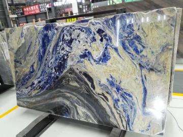 blue sodalite translucent panel