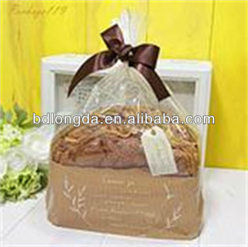 Transparent plastic bread bags