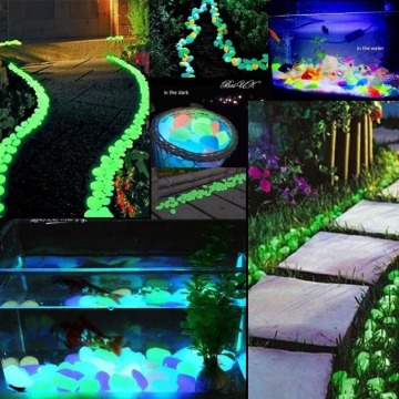 Garden Glass Pebbles / glowing Pebbles For Decoration