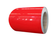 Plain color film laminated steel plate