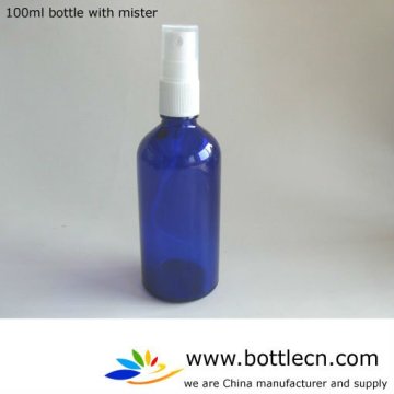 100ml cobalt blue bottle with mister