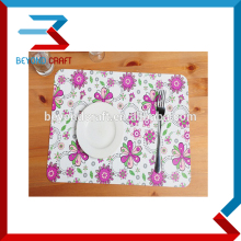 poly plastic PP coaster table mat/dining placemats