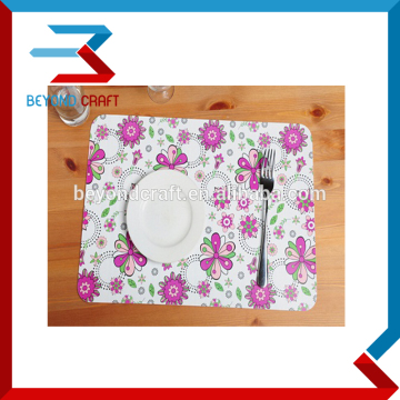 poly plastic PP coaster table mat/dining placemats