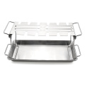 Grille de cuisson en acier inoxydable et outil à cornet de poivre