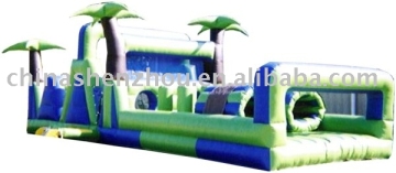 inflatable Tropical Obstacle Course