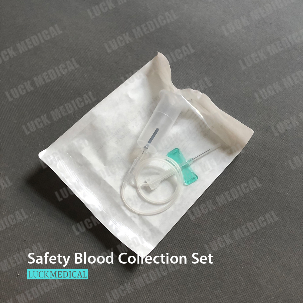 Disposable Vacuum tube Safety Blood Collection Set