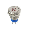 UL IK10 Waterproof LED Light Push Button Switches