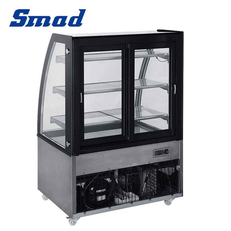 Smad Modern Commercial Countertop Refrigerator Display Cake Showcase