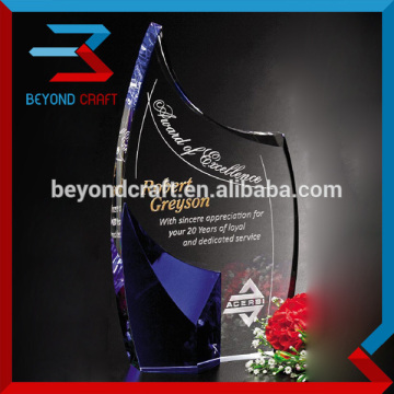 color glass trophy for sale,beauty jade glass awards for sports