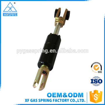 Bus seat height adjustable locking gas spring