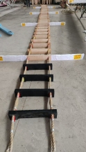 CCS Approval SOLAS Standard Marine Rope Ladder Pilot Ladder Embarkation Ladder Safety Equipment