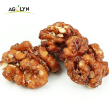 Nhật Bản phổ biến Sweet Crisp Amber Sugar Coated Walnut Halves Kernel Snack