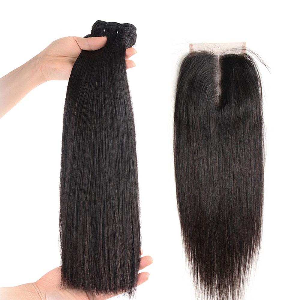 Wholesale Bone Straight Human Hair Extensions Raw Unprocessed Vietnamese Super Double Drawn Virgin Human Hair Naija Lagos Vendor
