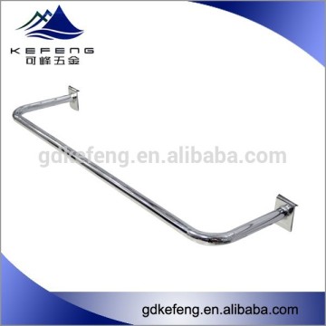 oval tube display hanging bracket,slatwall display bracket KF-C143