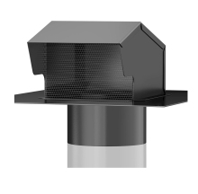 Damper and Removable Screen Galvanized Steel Roof Air Vent Cap