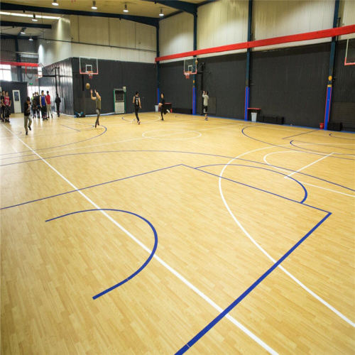 Piso de baloncesto profesional interior Fiba certificado