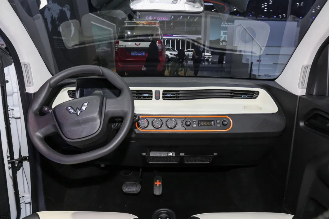 Wuling Yellow Mini Evcar New Cheapest Electric Car and Vehicle Certificated Chinese Factory