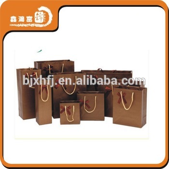 Costom luxury kraft paper purse gift bags