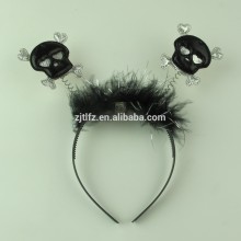 Black Skull Shape Halloween plastic HeadBand