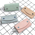 Popular simple color embroidery partysu pu pencil case