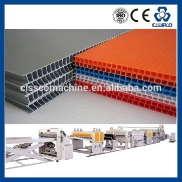 PP hollow Grid board production line, PP hollow sheet production line / making machine