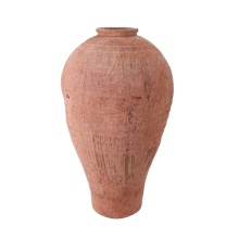 Retro Pottery Glaze Rough Texture Ceramic Vase for Dried Flowers