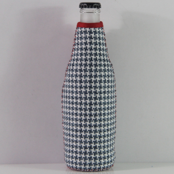 Fashion Gingham Neoprene Beer Bottle Holders