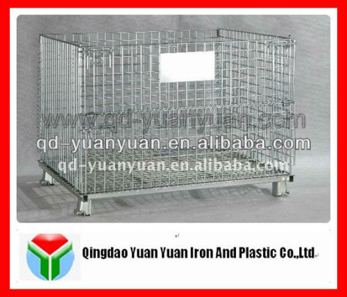 Heavy duty Stackable Wire Cage/Wire mesh pallet cage