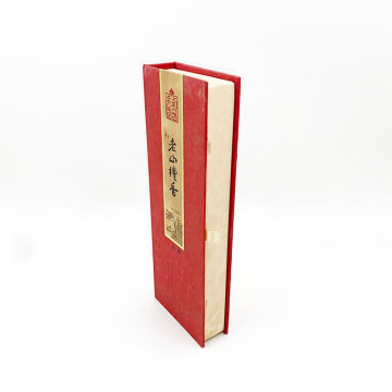 Sandalwood magnetic clamshell box