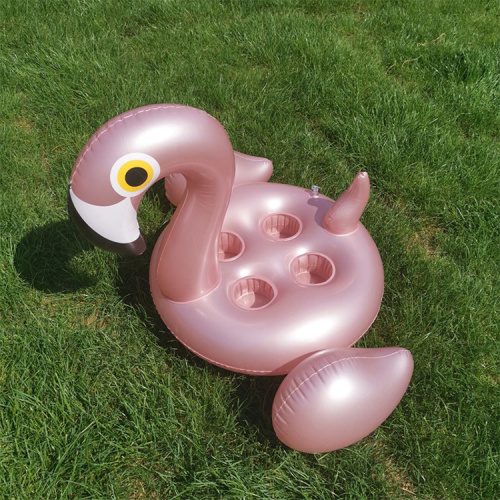 Flamingo Inflatable Coasters Pink Inflatable Drink Holders