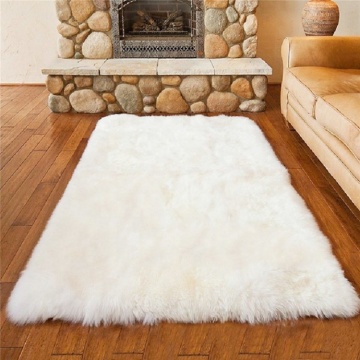 Rectangle Soft Faux Sheepskin Fur Area Rugs faux sheepskin carpet for Bedroom Sofa Floor