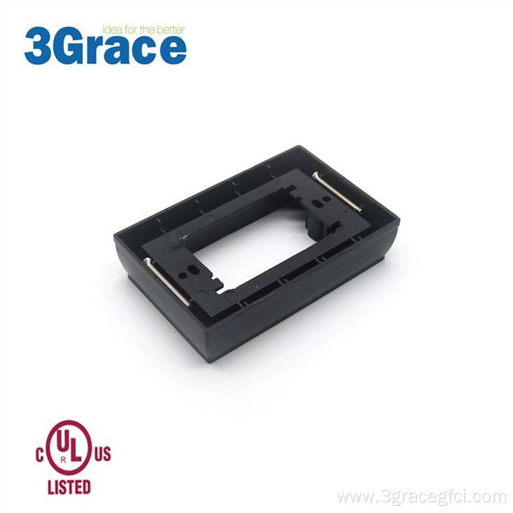 Wall mounting box spacer for GFCI Outlet