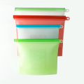 Sac de rangement pour aliments frais en silicone Zip Lock Recyle