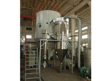 Sodium aluminate spray drying tower