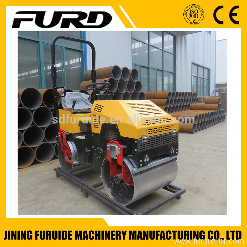 Ride on 1 Ton Weight Mini Road Roller Compactor for Sale(FYL-880)