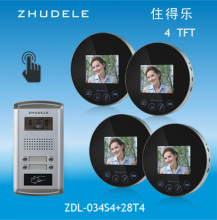 Video door phones for FOUR families used