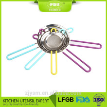 Stainless steel kitchen tool antislip strainer