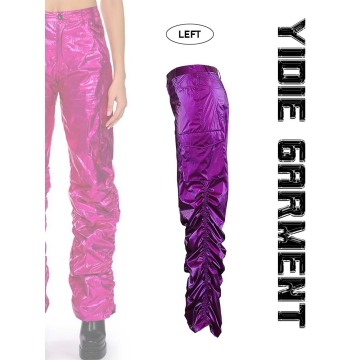 Pantalones Ruchados de bolsillo de carga retro de Nylon Nylon American