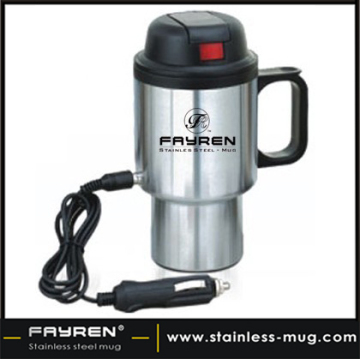 16OZ electrical kettle stainless steel travel mug