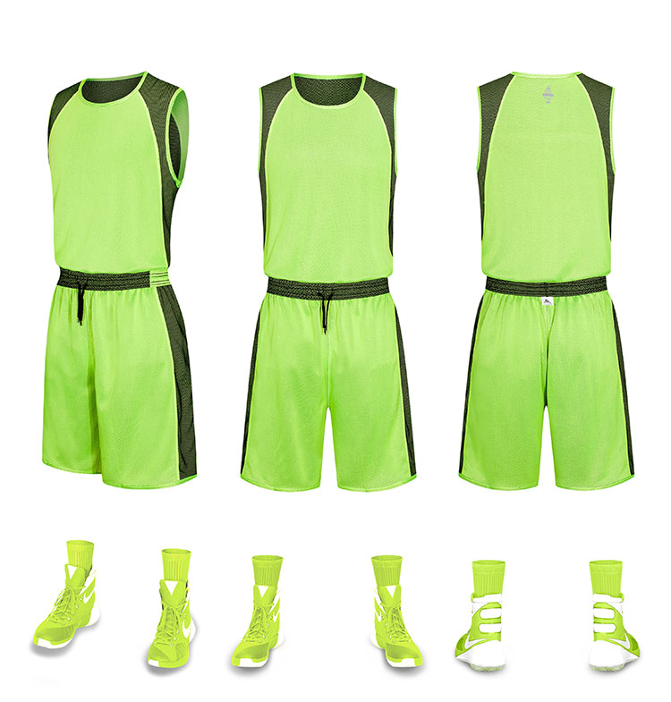 Reversible basketball Jersey Athletic Short Team Uniforms