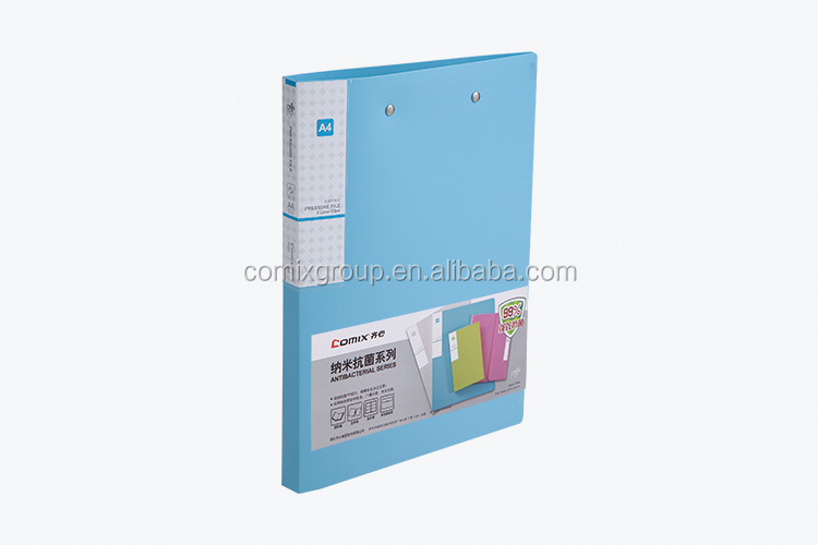 Comix A4  PP Punchless Binder  2 Lever Clips Pressure File