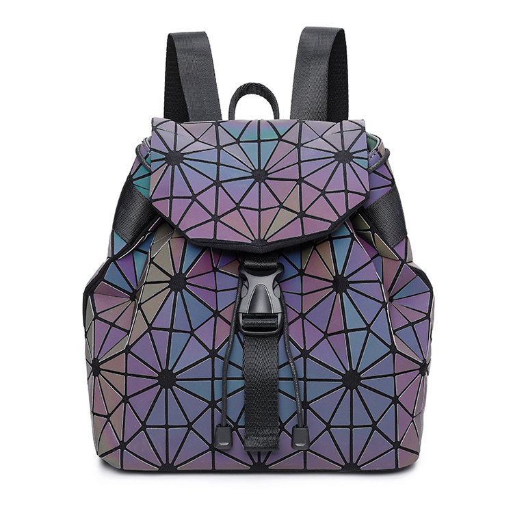 Custom noctilucent effect PU laptop bag