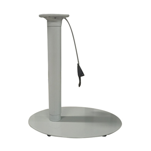 Adjustable aluminum leg white and black color for table