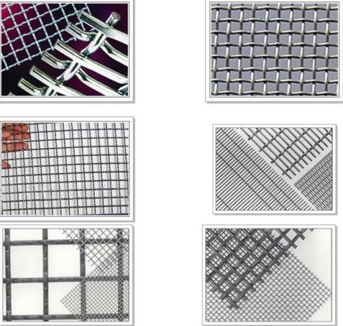 8*8mesh,10*10mesh Strong Structure Heavy Duty Brass Stainless Steel Crimped Wire Mesh For Screen In Mining
