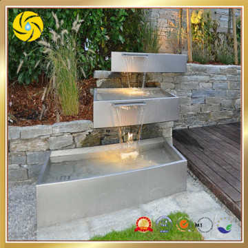 Large Long Thin Stainless Steel Garden Pond Decorations