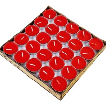 Red color tea light candle wholesale candle vendor