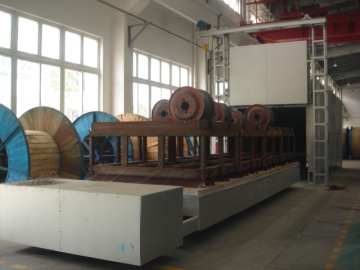 Heat treatment bogie hearth type annealing furnace