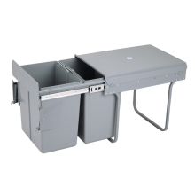 Indoor Pull-Out Plastic Kitchen Cabinet Trash Can