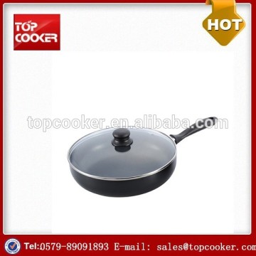 Aluminium Press Nonstick Coated Deep Frypan With Lid